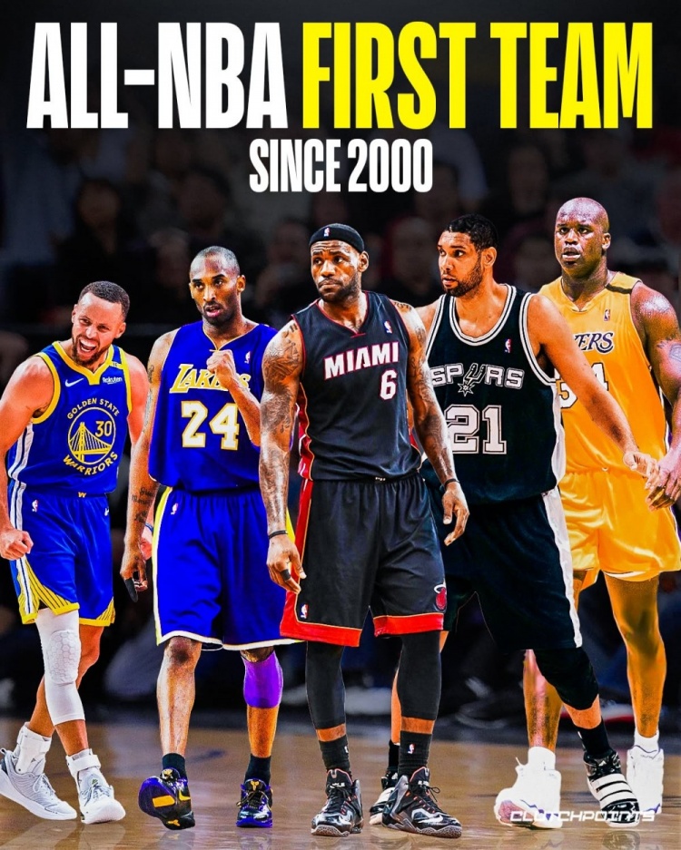 石油杯官方网站-美媒评选21世纪最强阵容：萌神科比领衔，詹皇石佛鲨鱼齐聚